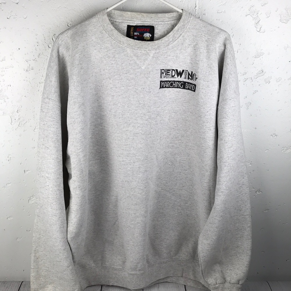 RARE Vintage 90's SOFFE Unisex Redwing Maching Band- SPAIN Crewneck Sweatshirt